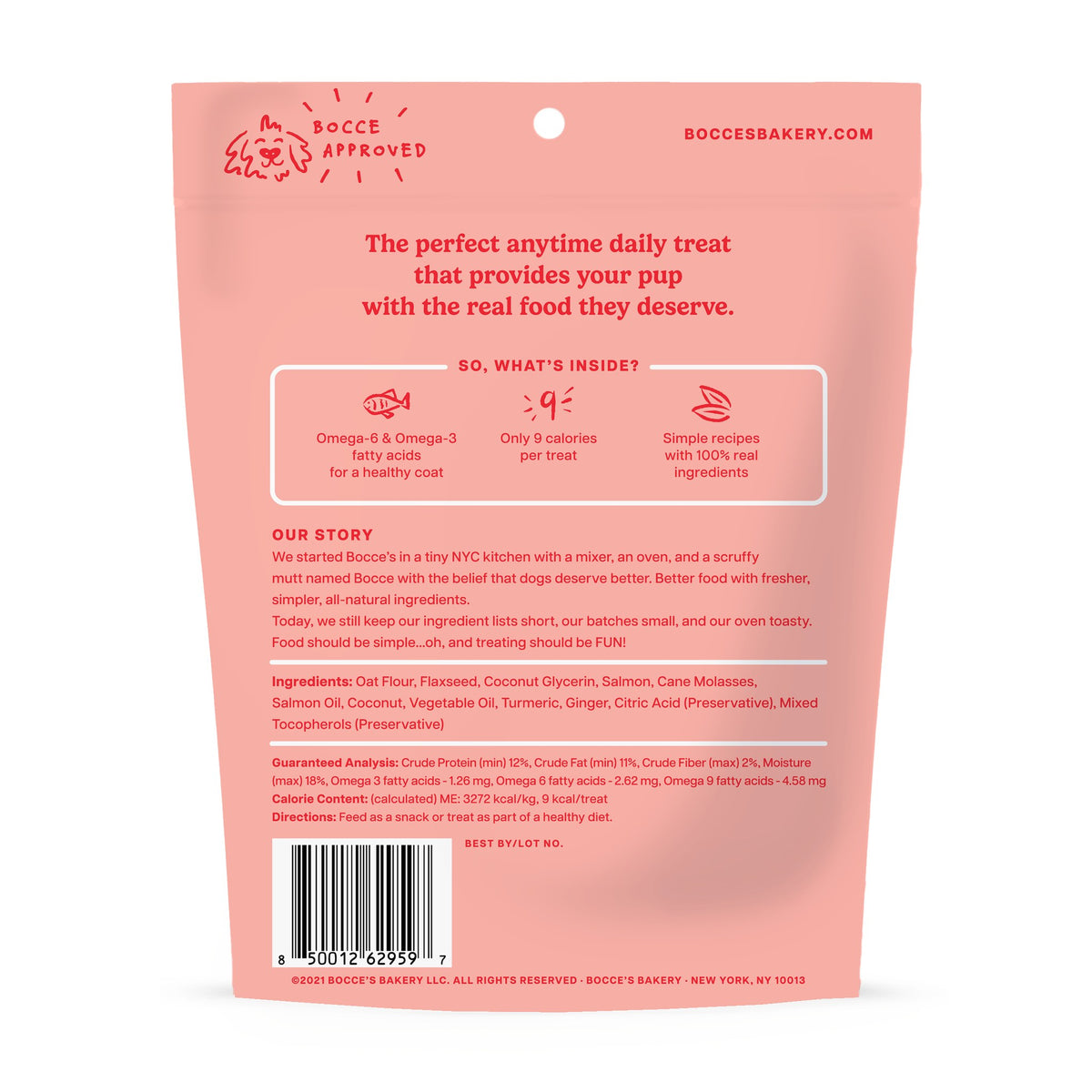 Bocces Bakery Dailies Soft Chewy Good Hair 6 oz Bag