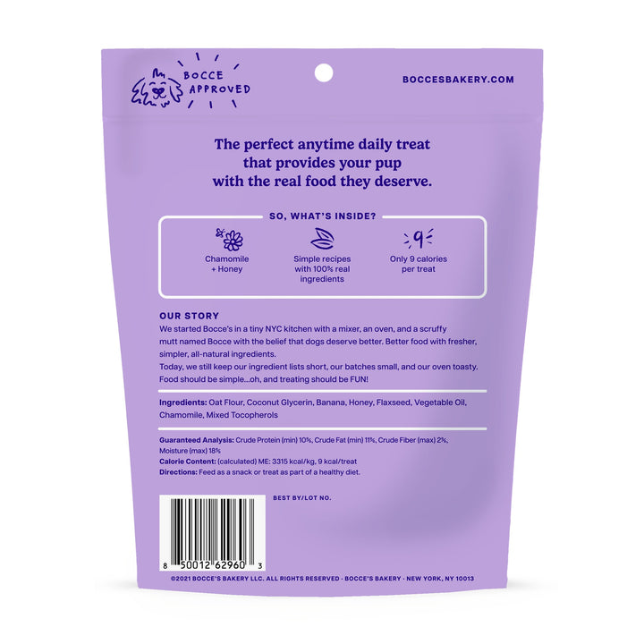 Bocces Bakery Dailies Soft Chewy Sweet Dreams 6 oz Bag