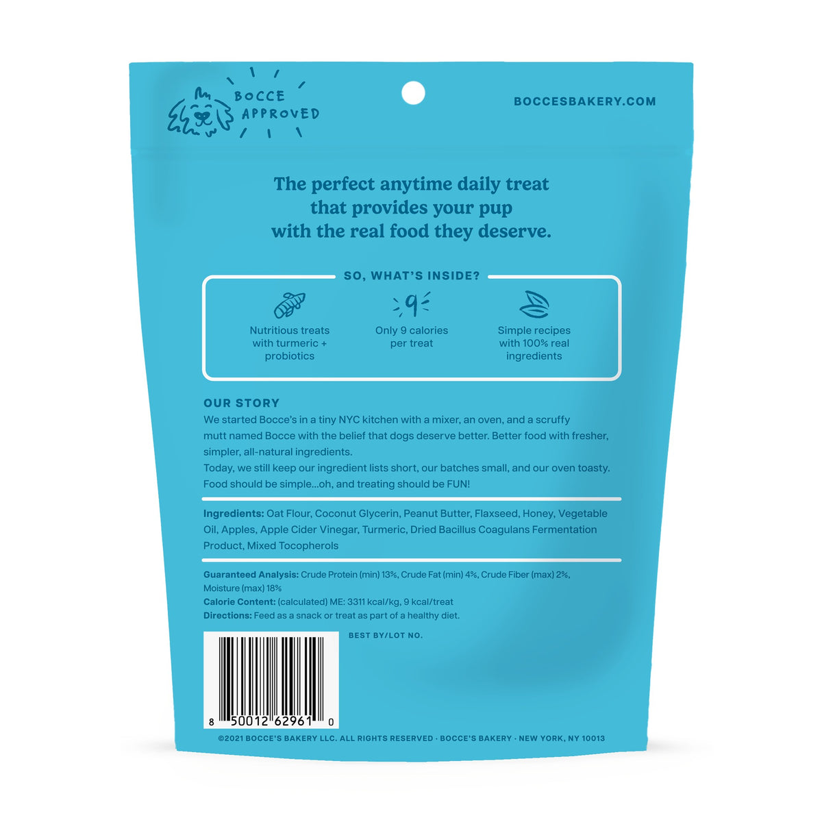 Bocces Bakery Dailies Soft Chewy Super Shield 6 oz Bag