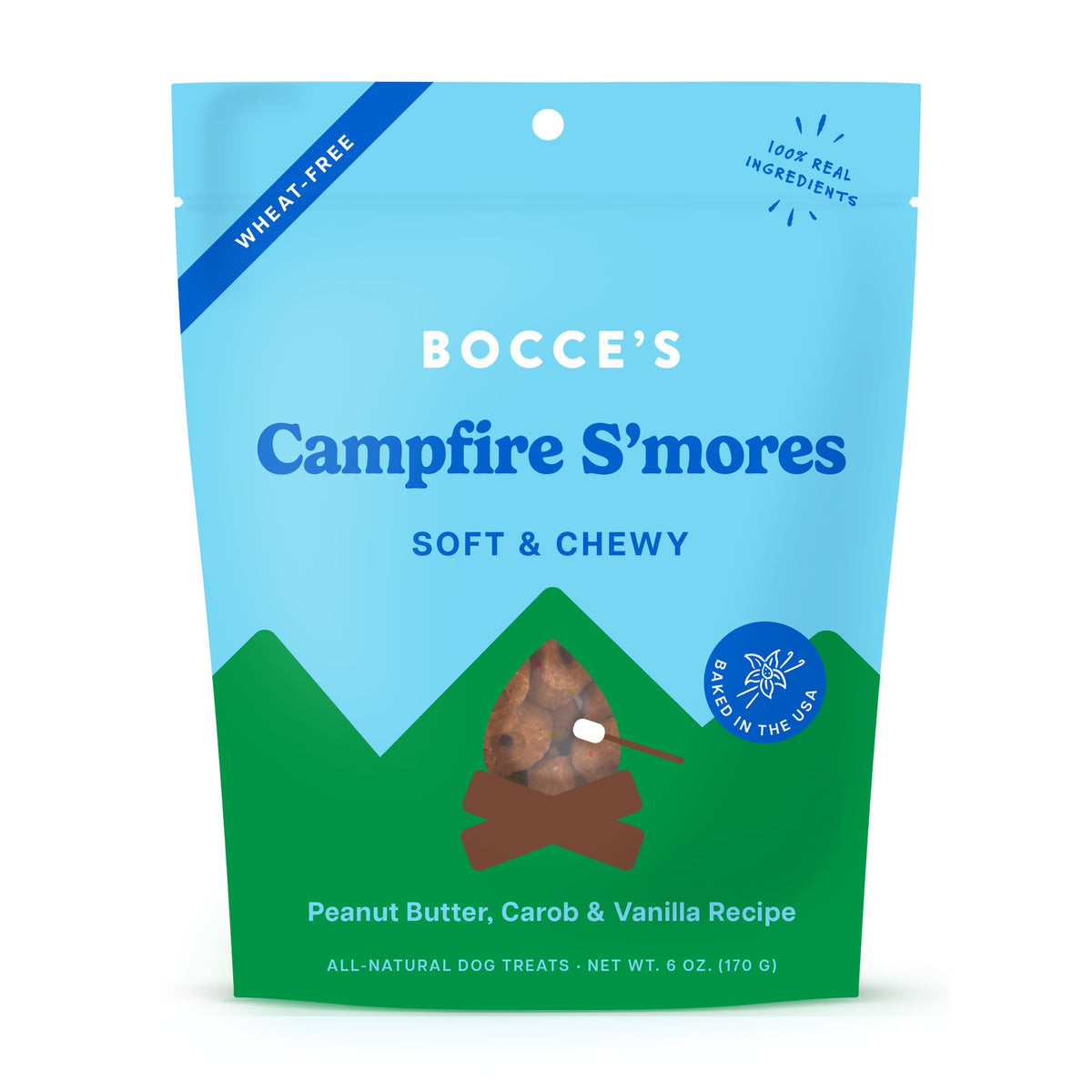 Bocces Bakery Campfire Smores Soft Chewy Treat 6 oz