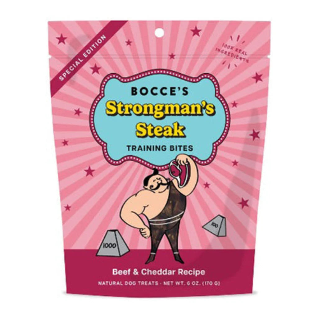 Bocces Bakery Strongmans Steak Jerky Stick Treat 5 oz