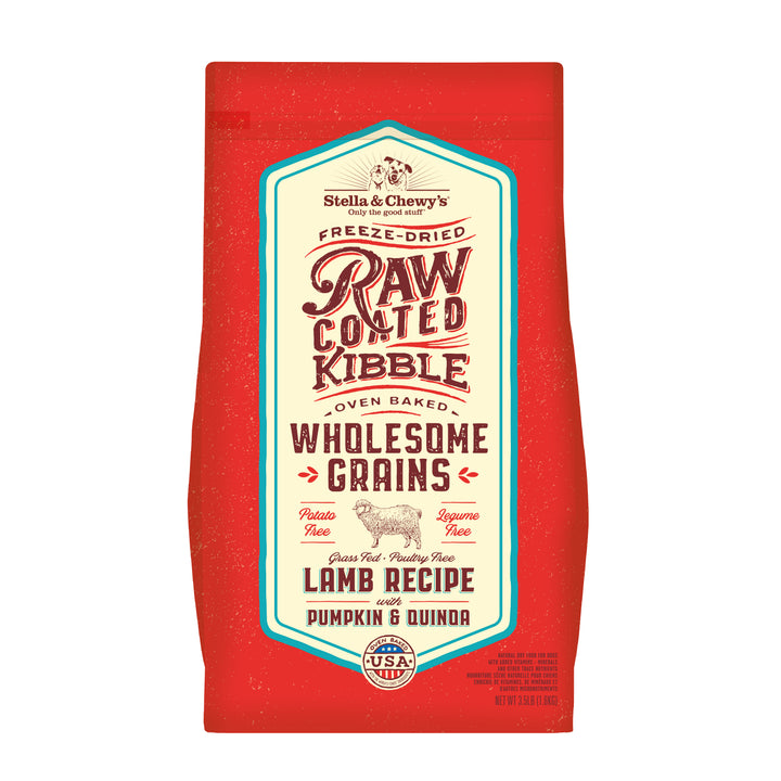 Kibble Raw Coated Wholesome Grains Kibble Lamb - 3.5 lb