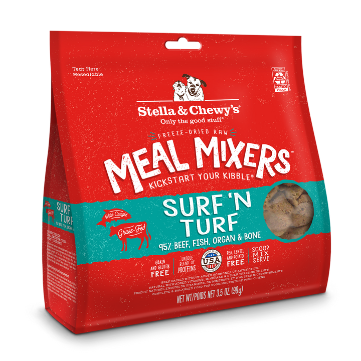 Freeze-Dried Surf &amp; Turf Meal Mixers - 3.5 oz