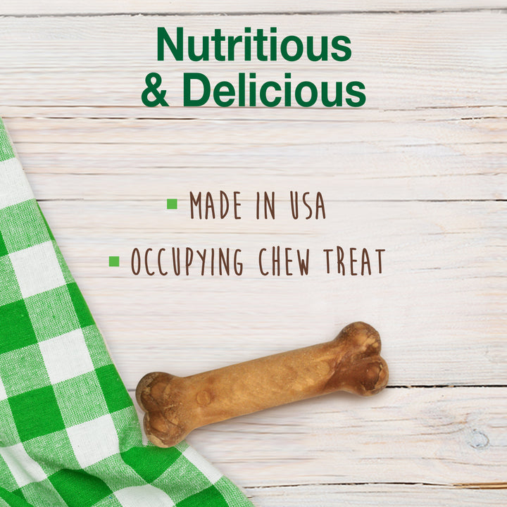 Nylabone Healthy Edibles All-Natural Long Lasting Chew Treats Roast Beef X-Small (8 Count)