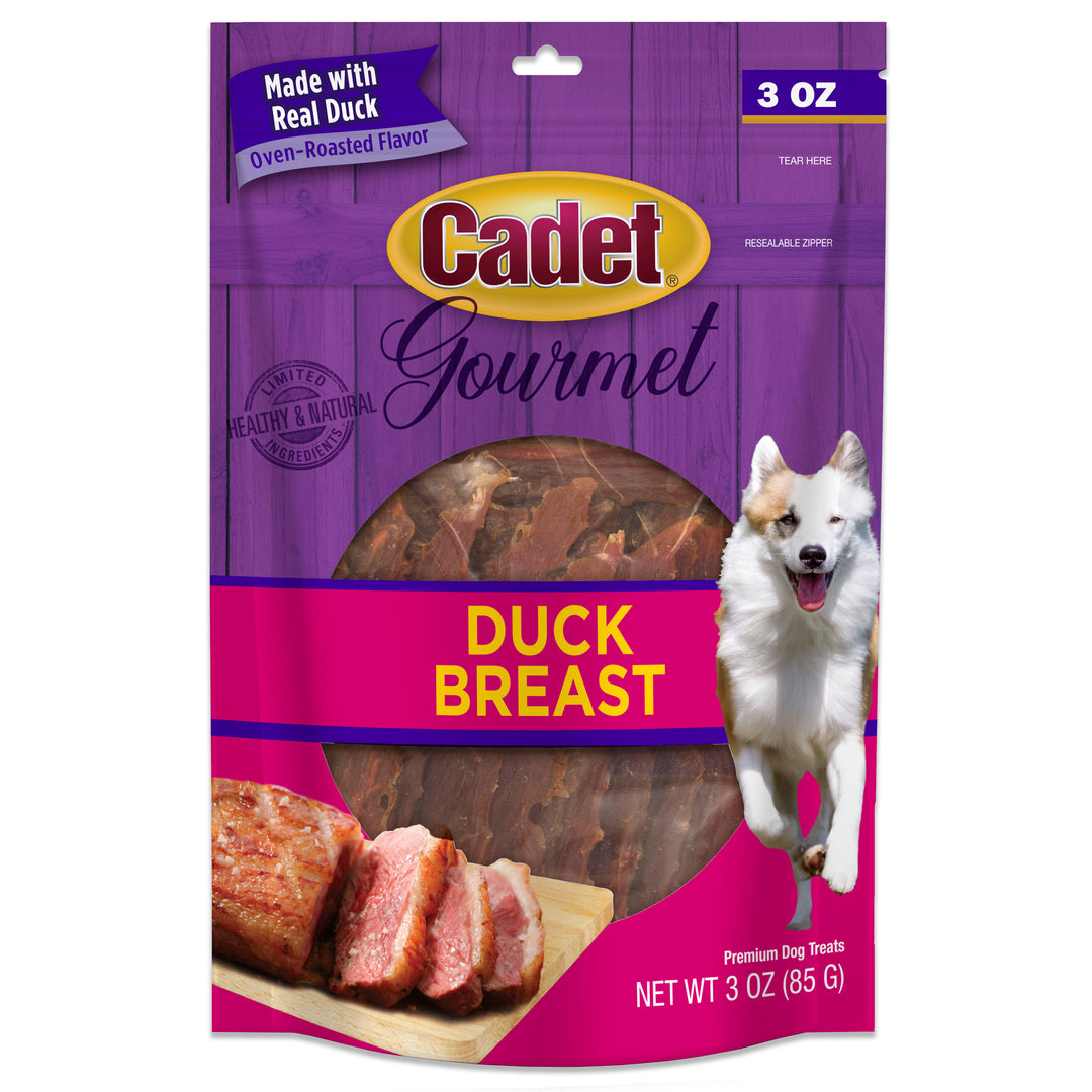 Cadet Gourmet Duck Breast Treats for Dogs 3 Ounce