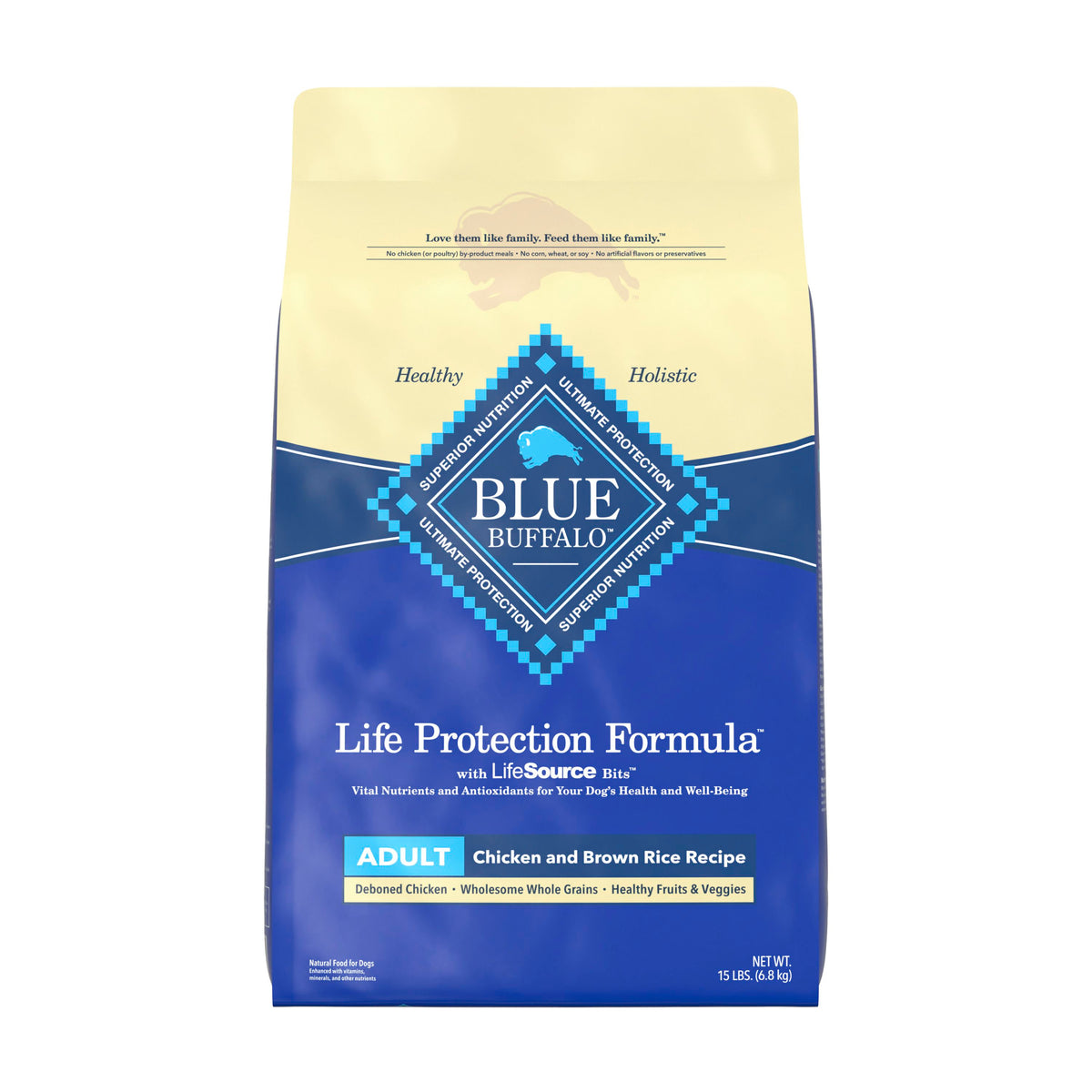 Blue Buffalo Chicken Rice Adult 15LB