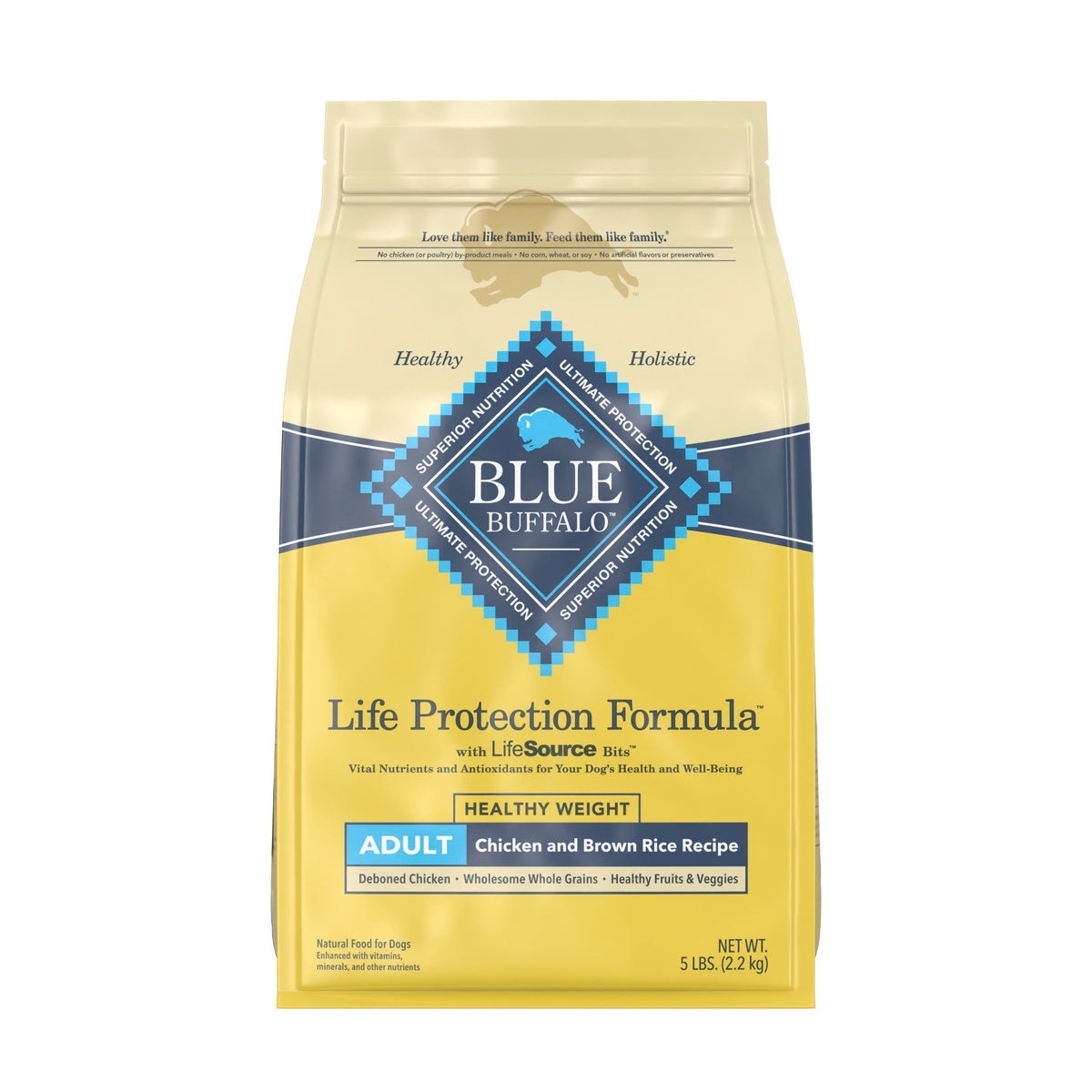 Blue Buffalo Healthy Weight Chicken and Brown Rice 5LB *NEW SKU