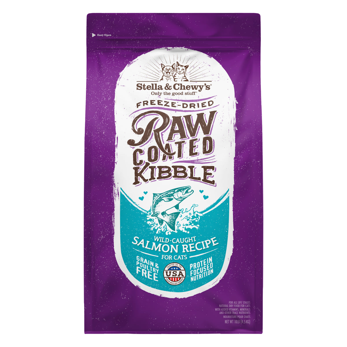 Kibble Raw Coated Salmon - 10 lb