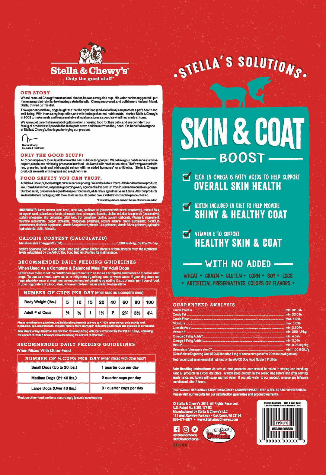 Freeze-Dried Solutions Skin &amp; Coat Lamb &amp; Salmon - 13 oz