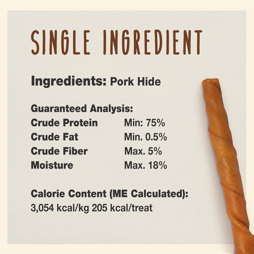 Cadet Gourmet Pork Hide Roll Twists (5 Count)