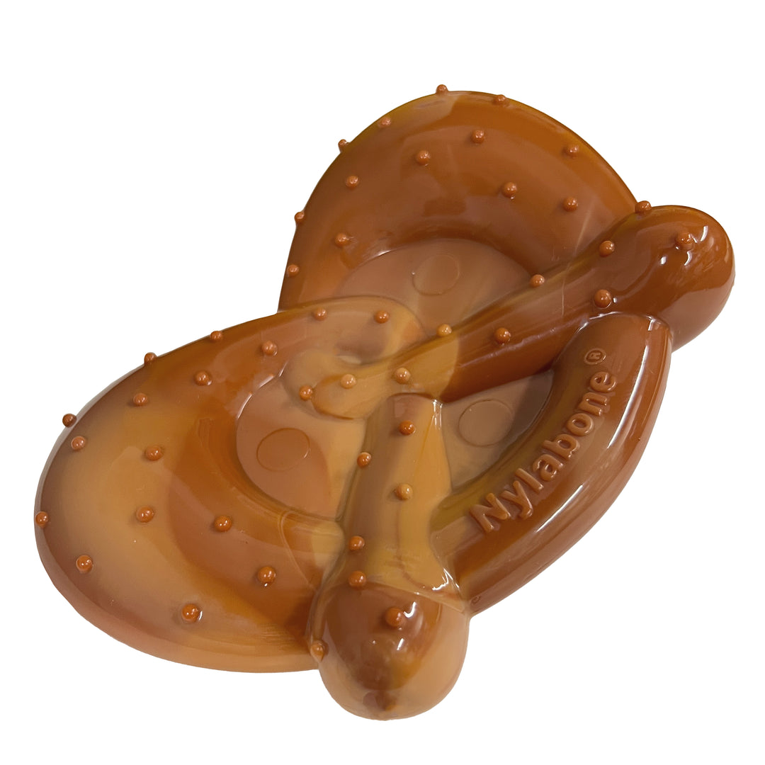 Nylabone Power Chew Pretzel Dog Chew Toy Bacon &amp; Peanut Butter X-Large (1 Count)