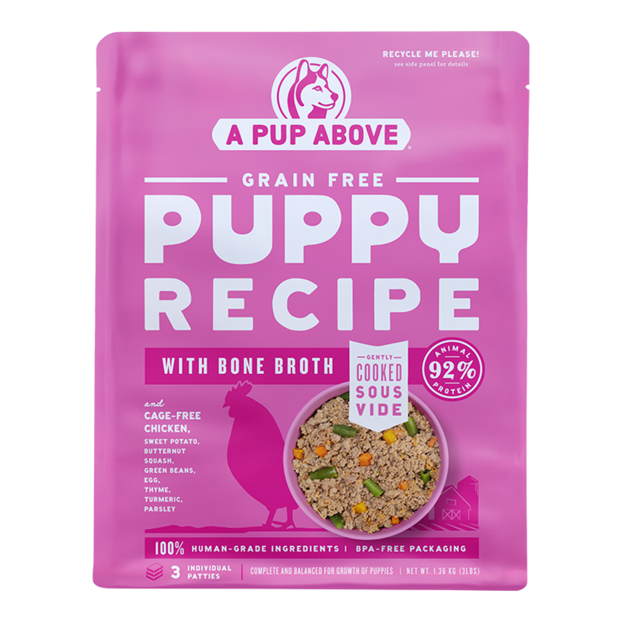 A Pup Above Dog Frozen Gently Cooked Puppy 3LB