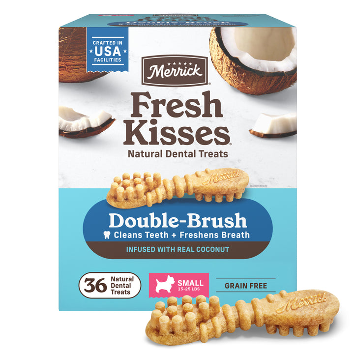 Merrick Fresh Kisses Small Coconut Oil/Botanical 36ct Box