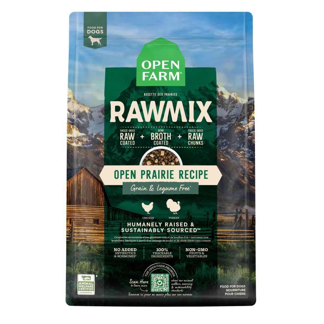 Open Farm RawMix Open Prairie Recipe Grain/Legume Free Dog 3.5lb