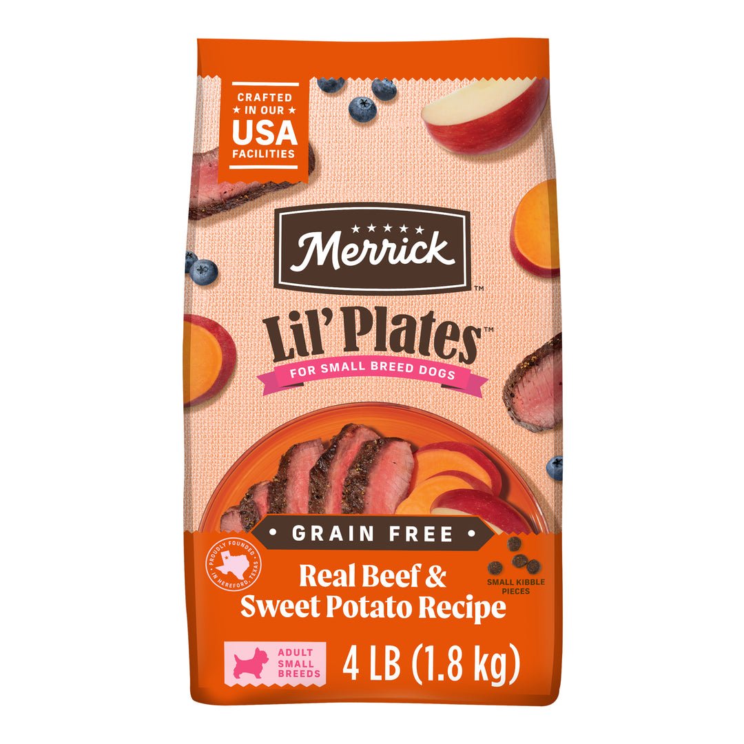 MERRICK LIL PLATES BEEF 4LB