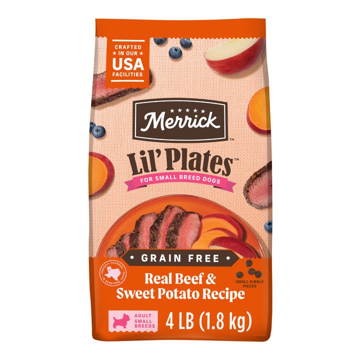MERRICK LIL PLATES BEEF 4LB