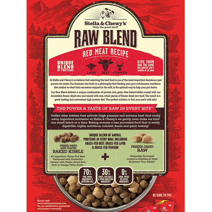 Kibble Raw Blend Red Meat - 22 lb