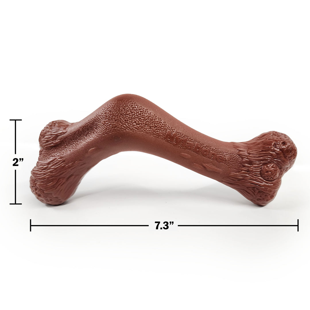 Nylabone Power Chew Elk Bone Alternative Chew Toy Venison X-Large (1 Count)