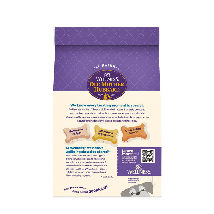 Wellness Old Mother Hubbard Original Mix Dog Biscuits, Natural, Training Treats, Four Flavors, Mini Size, (3.8 Pound Bag)