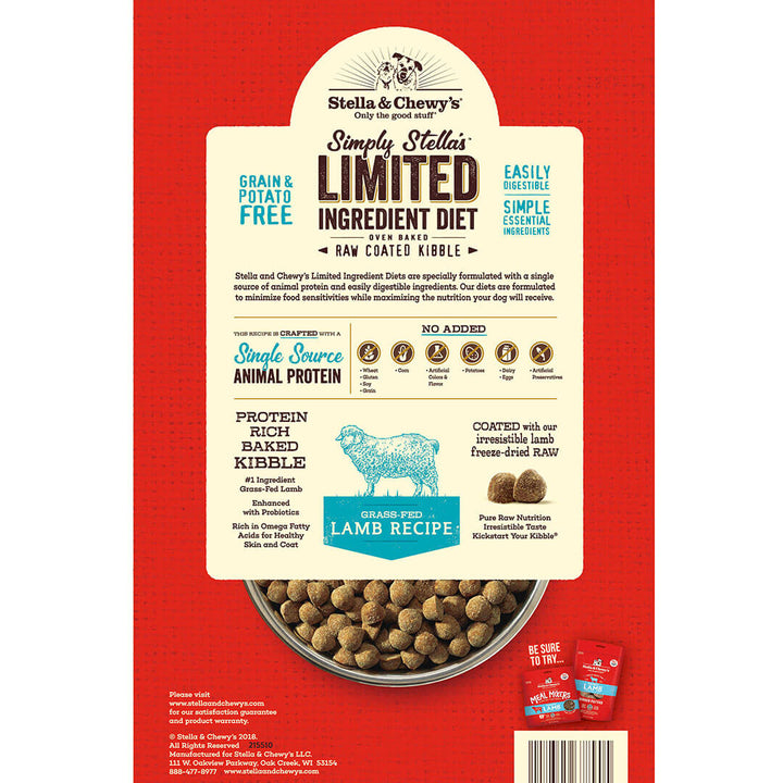 Kibble Raw Coated Lamb - 22 lb