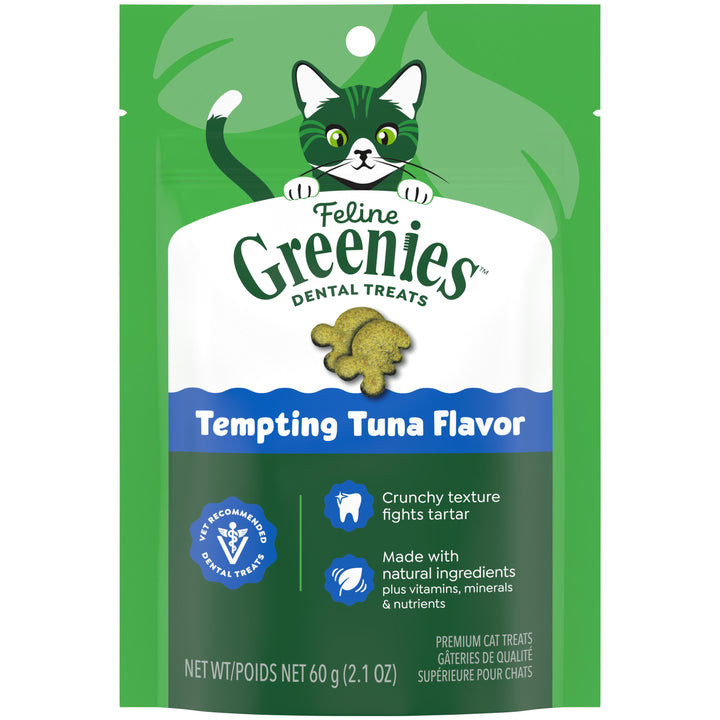 Greenies Feline Tuna Dental Treat 2.1 oz