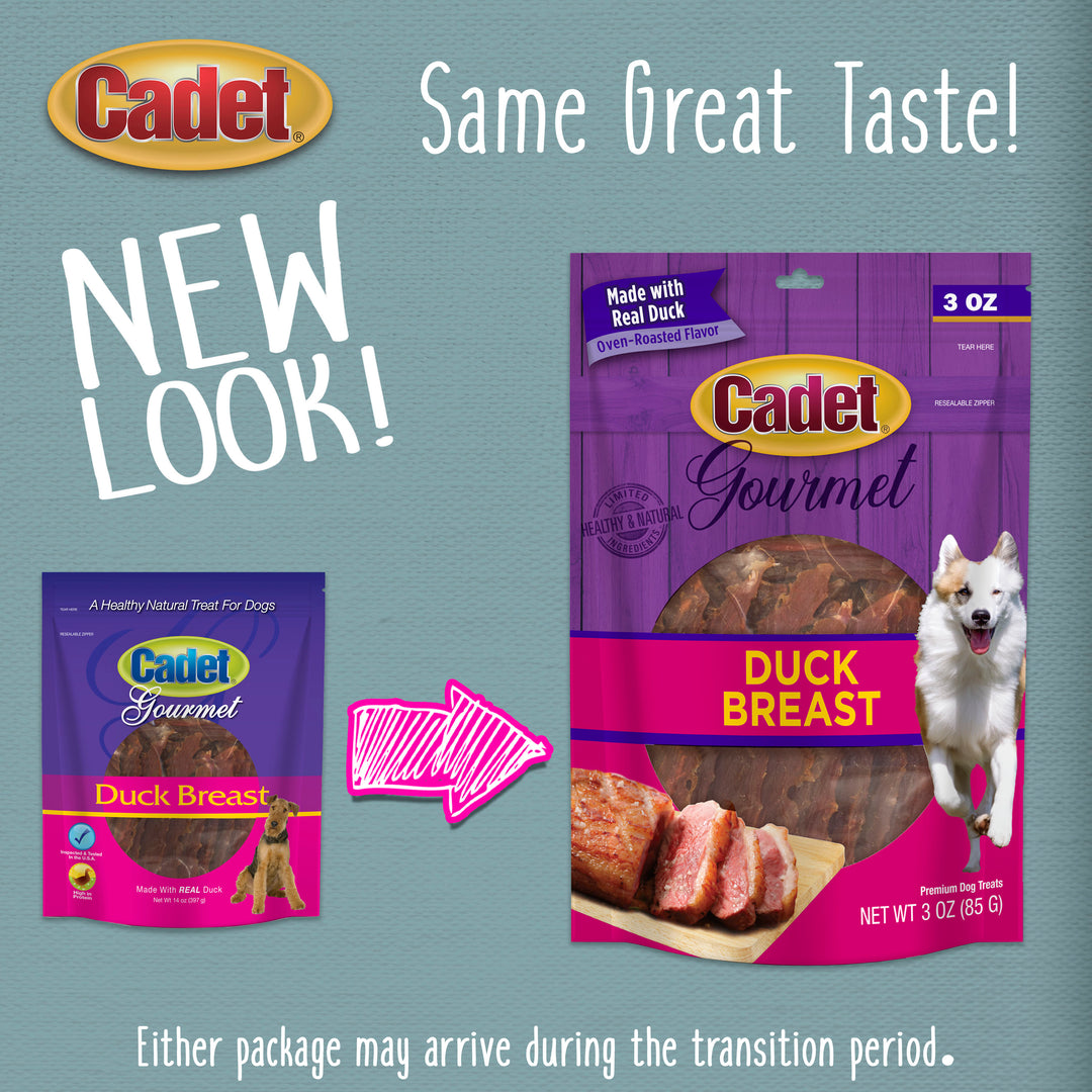 Cadet Gourmet Duck Breast Treats for Dogs 3 Ounce