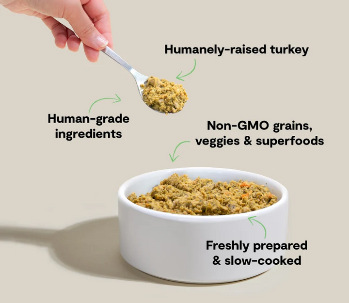 OPEN FARM FRZN GENTLY COOKED TURKEY 96 OZ