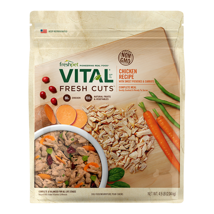 FRESHPET DOG REFRIGERATED VITAL FRESH CUTS 4.5LBS