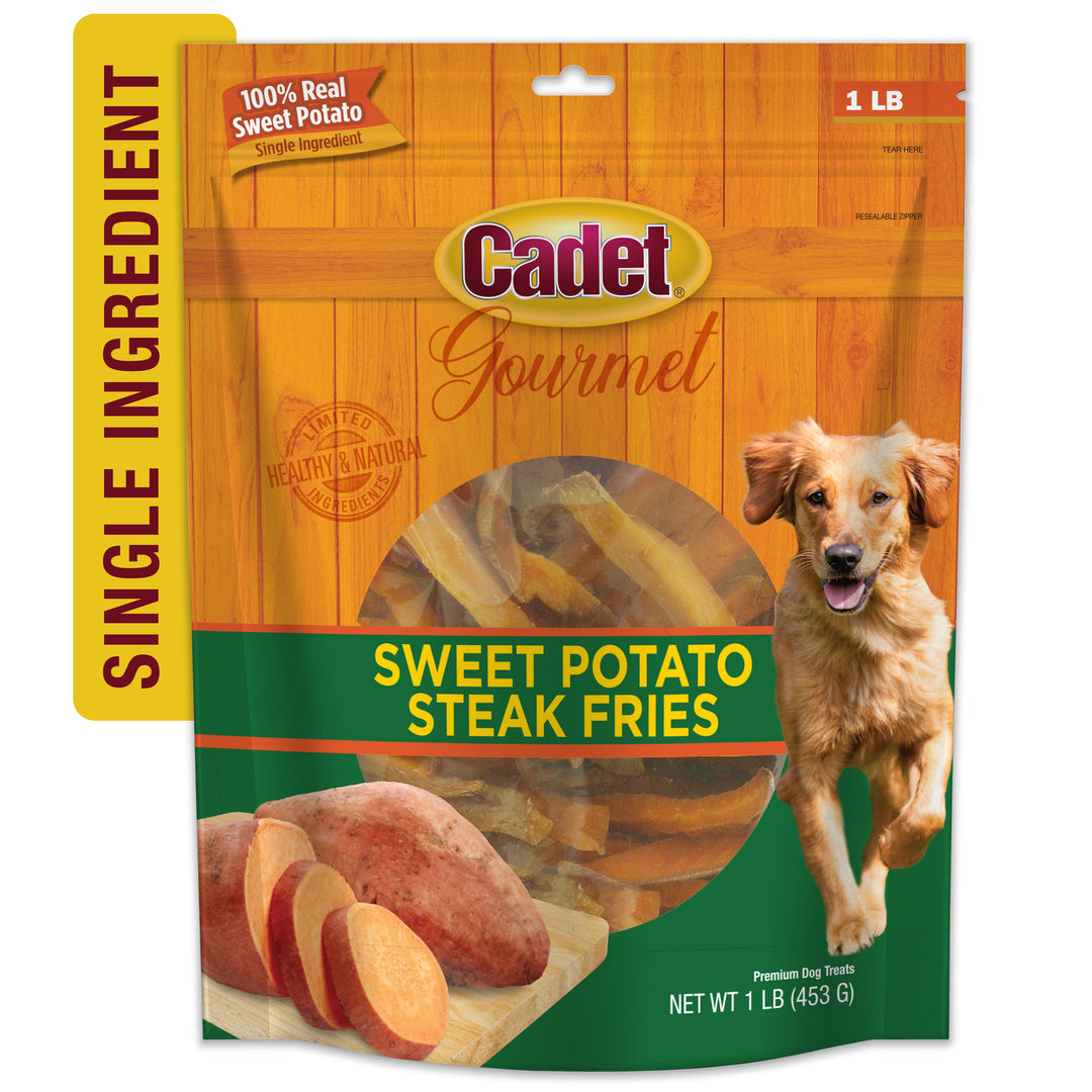 Cadet Gourmet Dog Sweet Potato Fries 1 Pound