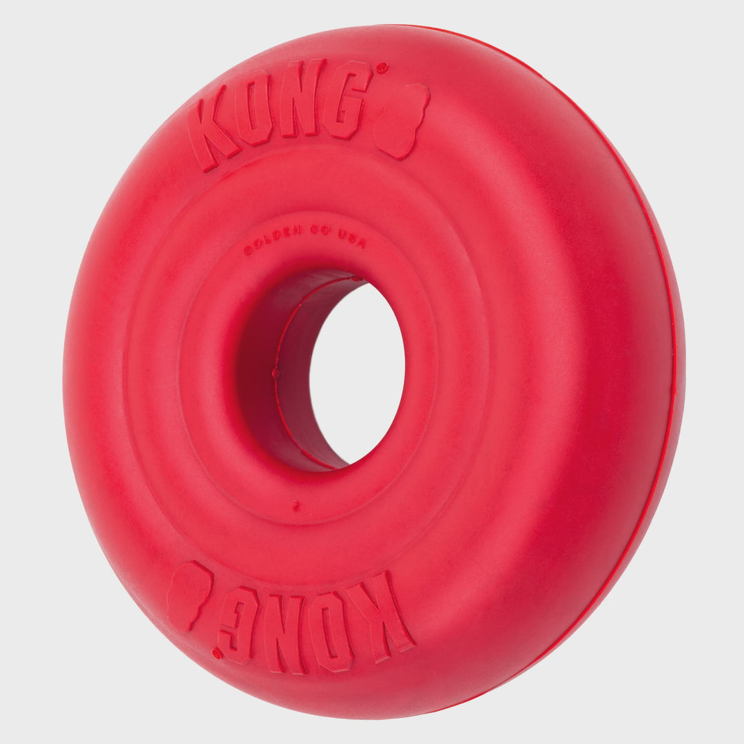 Kong Donut Dog Toy Red Medium Large