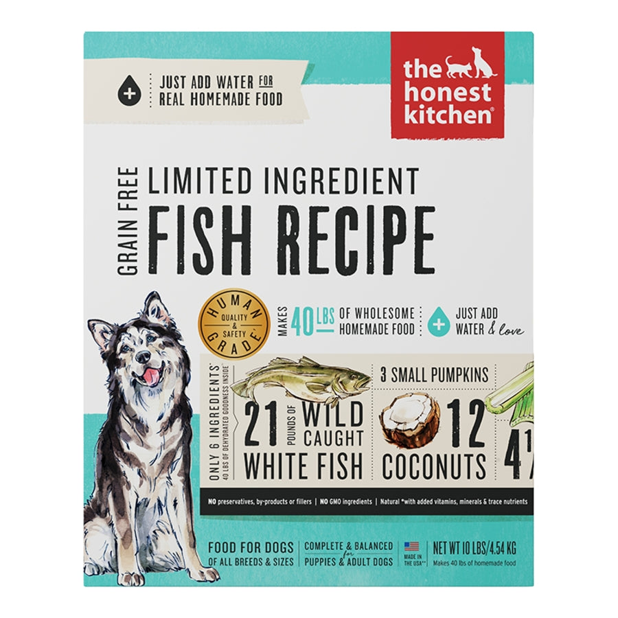 Honest Kitchen Grain Free LID Fish Recipe 10lb
