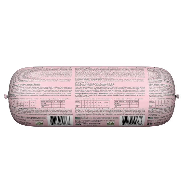 Open Farm Frozen Gently Cooked Goodbowl Turkey Salmon 28 oz