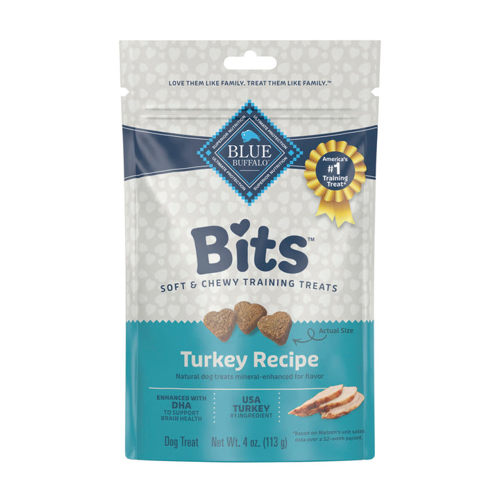 Blue Buffalo Blue Bits Turkey Training Treats 4 oz