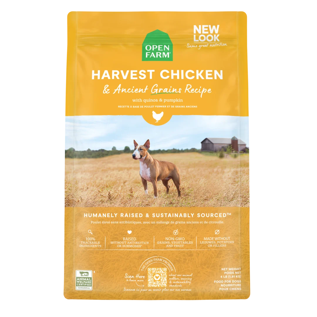 Open Farm Dog Dry Ancient Grain Harvest Chicken 22lb