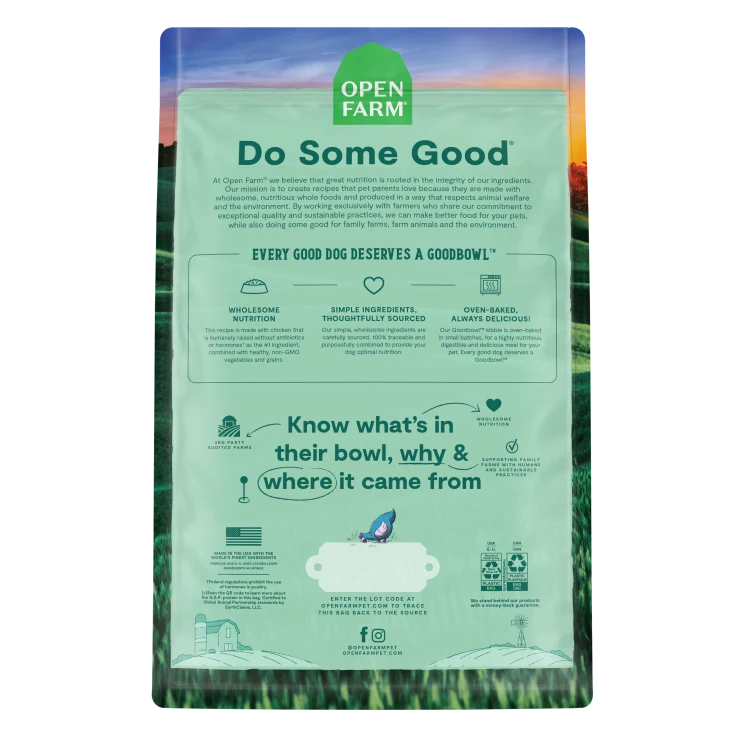 Open Farm Cat Food Goodbowl Chicken Brown Rice 3LB