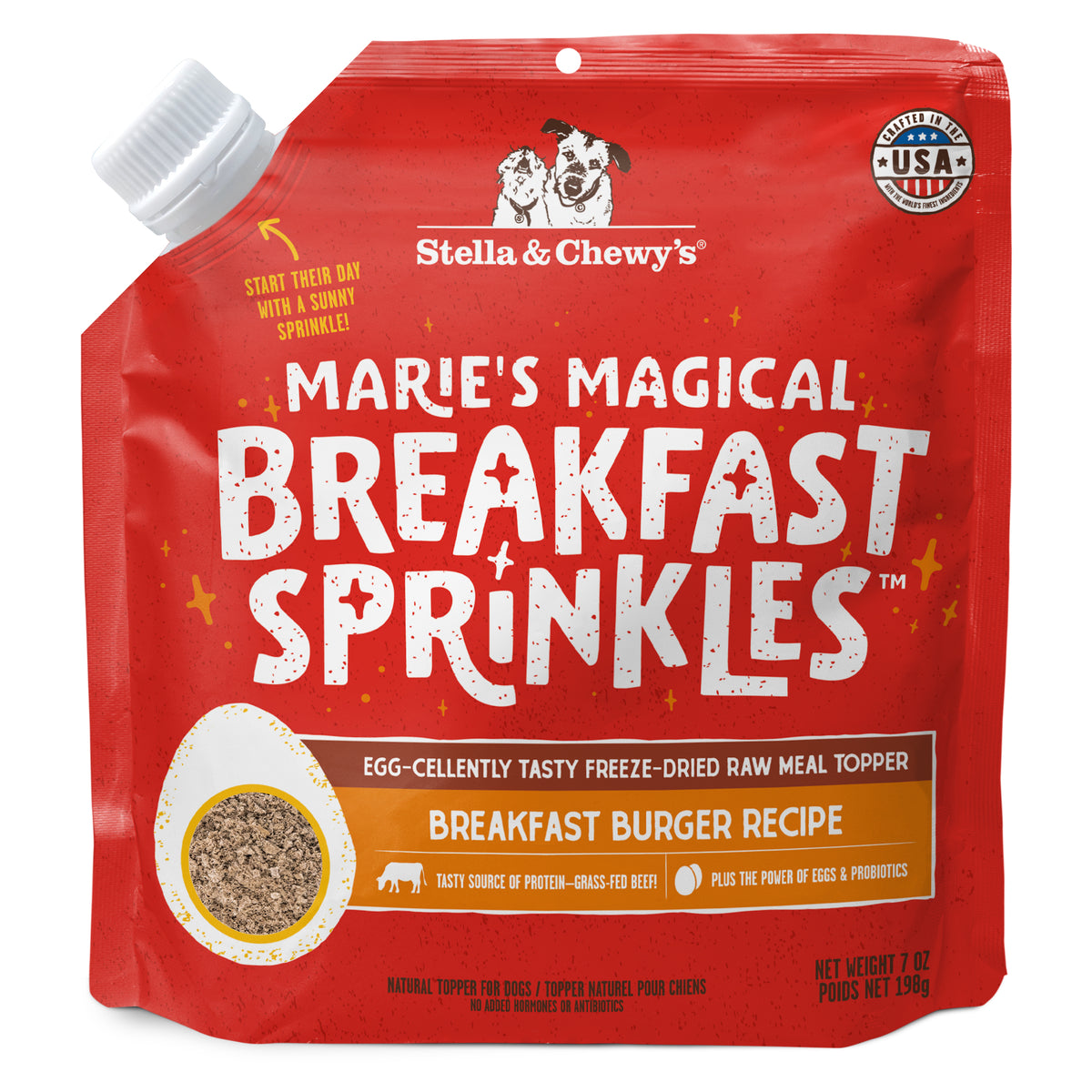 Dog Freeze Dried Breakfast Sprinkles Breakfast Burger