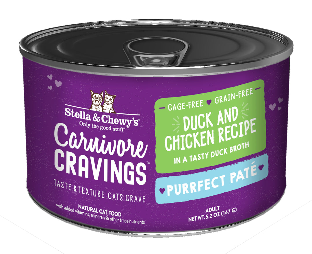 Carnivore Cravings Purrfect Pate Duck &amp; Chicken - 5.2 oz