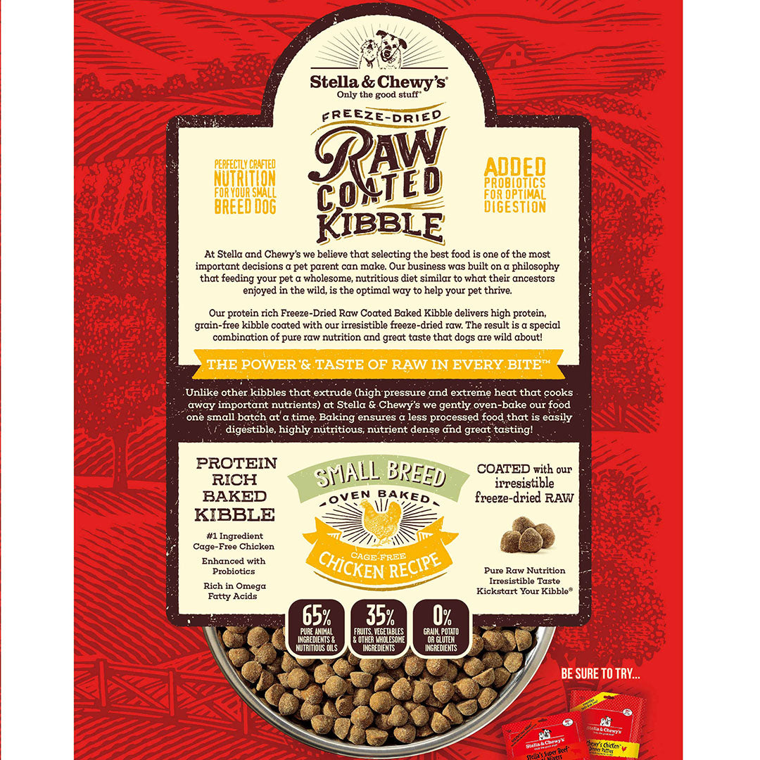 Kibble Raw Coated Chicken Small Breed - 3.5 lb