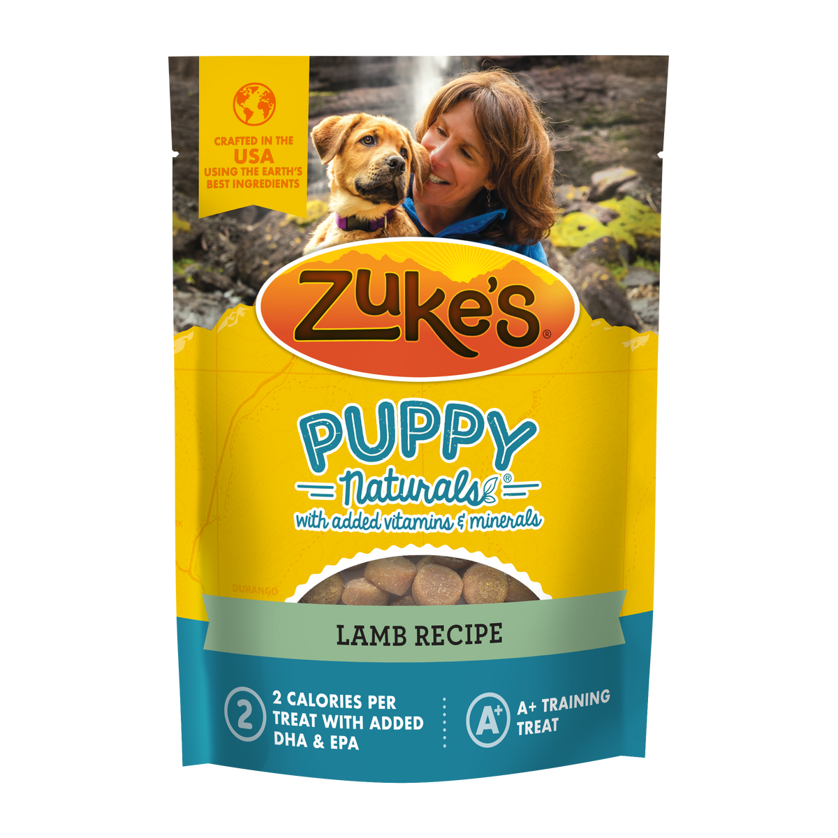 Zukes Puppy Naturals Lamb N Chickpeas Treats 5oz