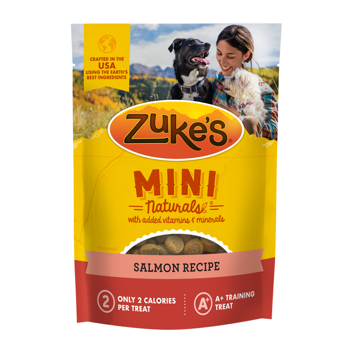 Zukes Mini Naturals Salmon Dog Treats 6 oz