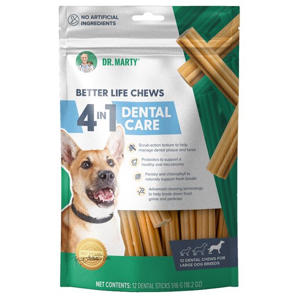 Dr Marty Better Life 4 in 1 Dental Care Dog Large 18.2 oz