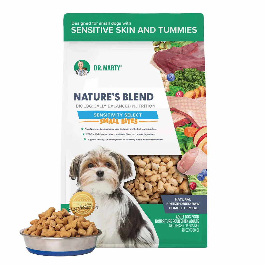 Dr Martys Sensitivity Select Small Bites Freeze Dried Dog 6 oz