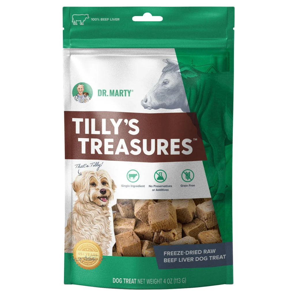 Dr Marty Tillys Treasures Beef Liver 8 oz