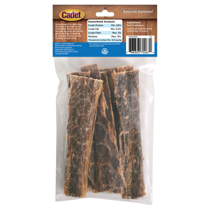Cadet Slim Cut 100% Beef Strips for Dogs 2.8 Ounce
