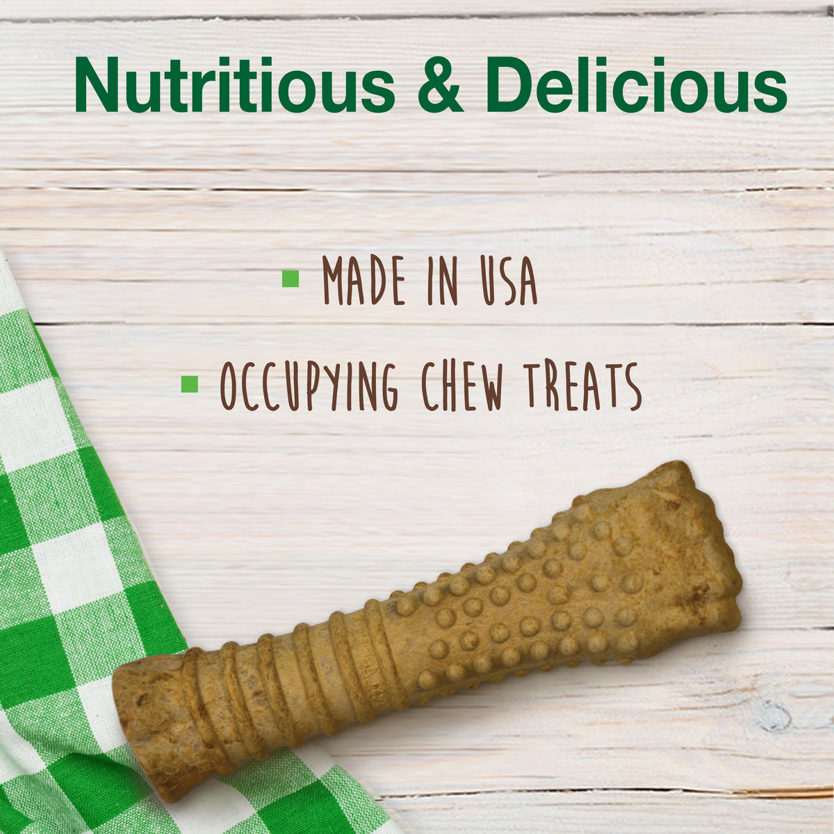 Nylabone Healthy Edibles All-Natural Long Lasting Chew Treats Peanut Butter X-Large (1 Count)