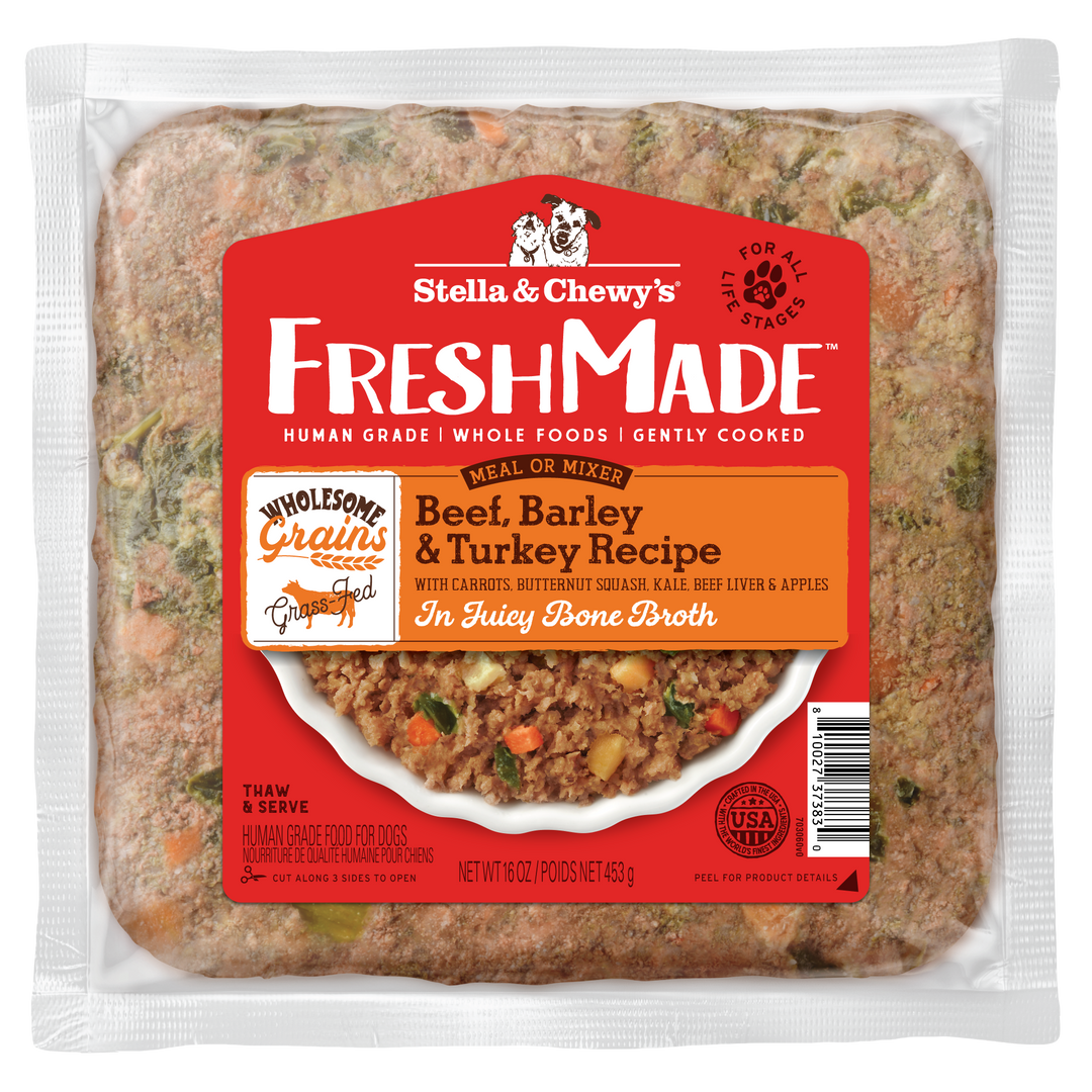 Fresh Made Wholesome Grains Beef, Barley &amp; Turkey - 16 oz