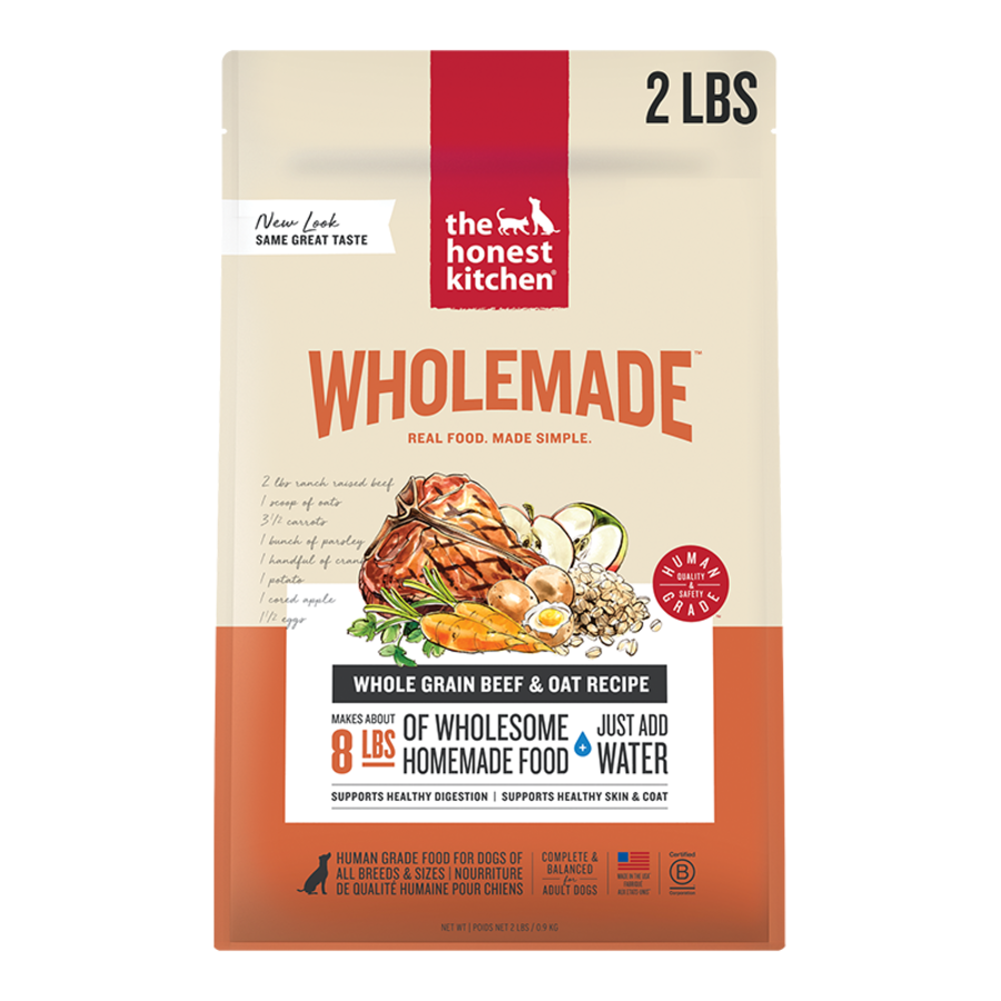 Honest Kitchen Dog Dehydrated Whole Grain Beef 2 lb