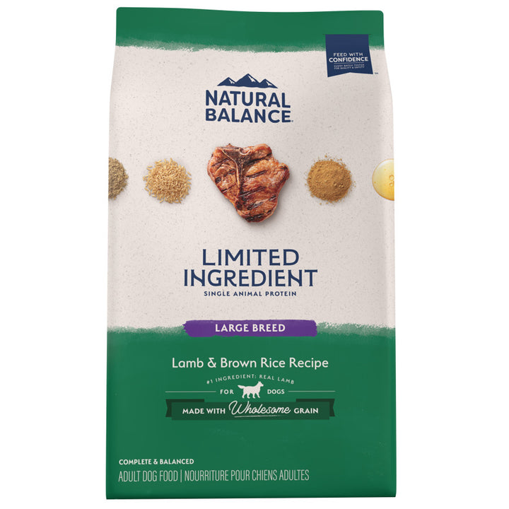 Natural Balance Lamb and Brown Rice Large Breed 26lb
