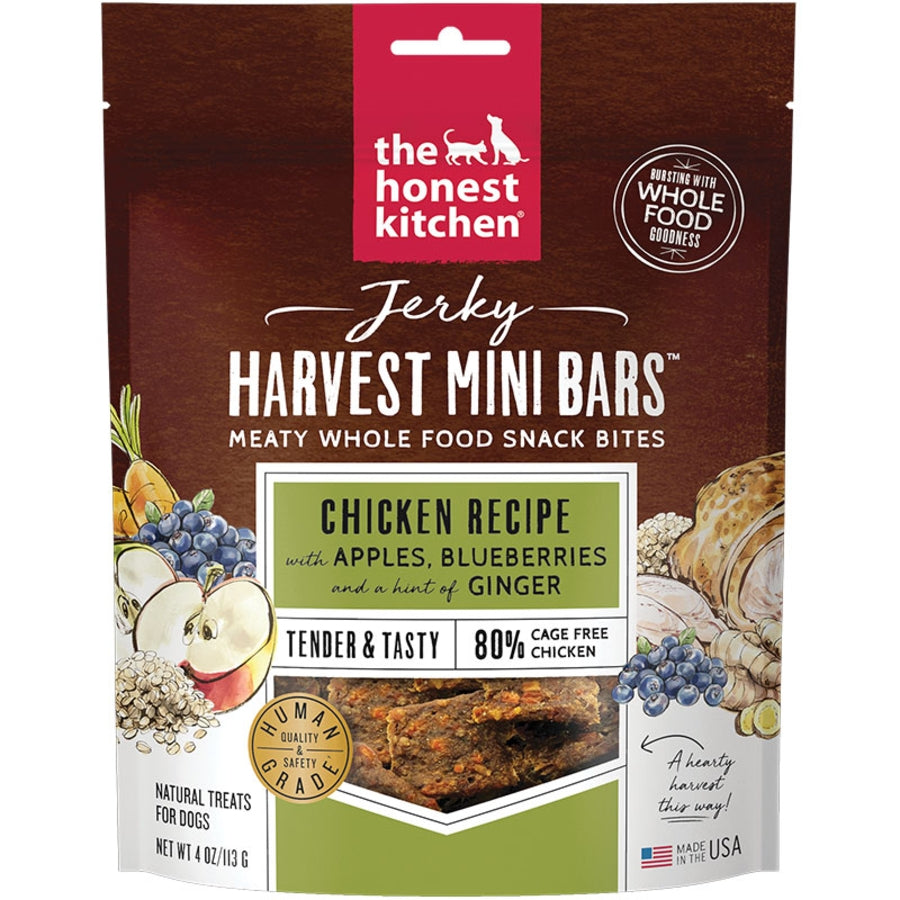 Honest Kitchen Jerky Harvest Mini Bars