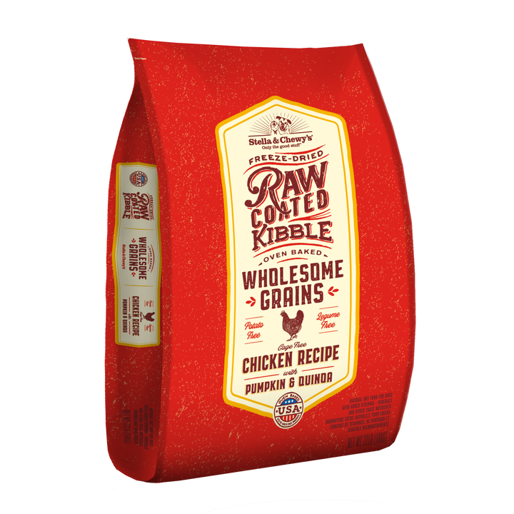 Kibble Raw Coated Wholesome Grain Chicken - 22 lb